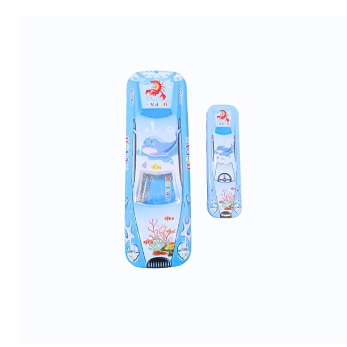 Car Shape Art Metal Pencil Box with mini car case for Boys & Girl