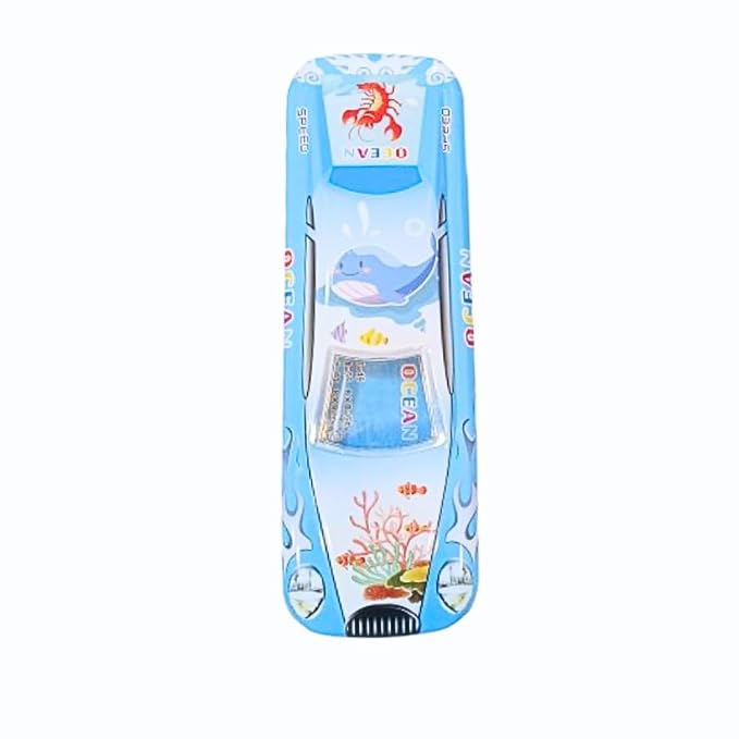 Car Shape Art Metal Pencil Box with mini car case for Boys & Girl