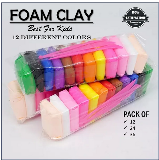 Foaming Clay Pack of 12